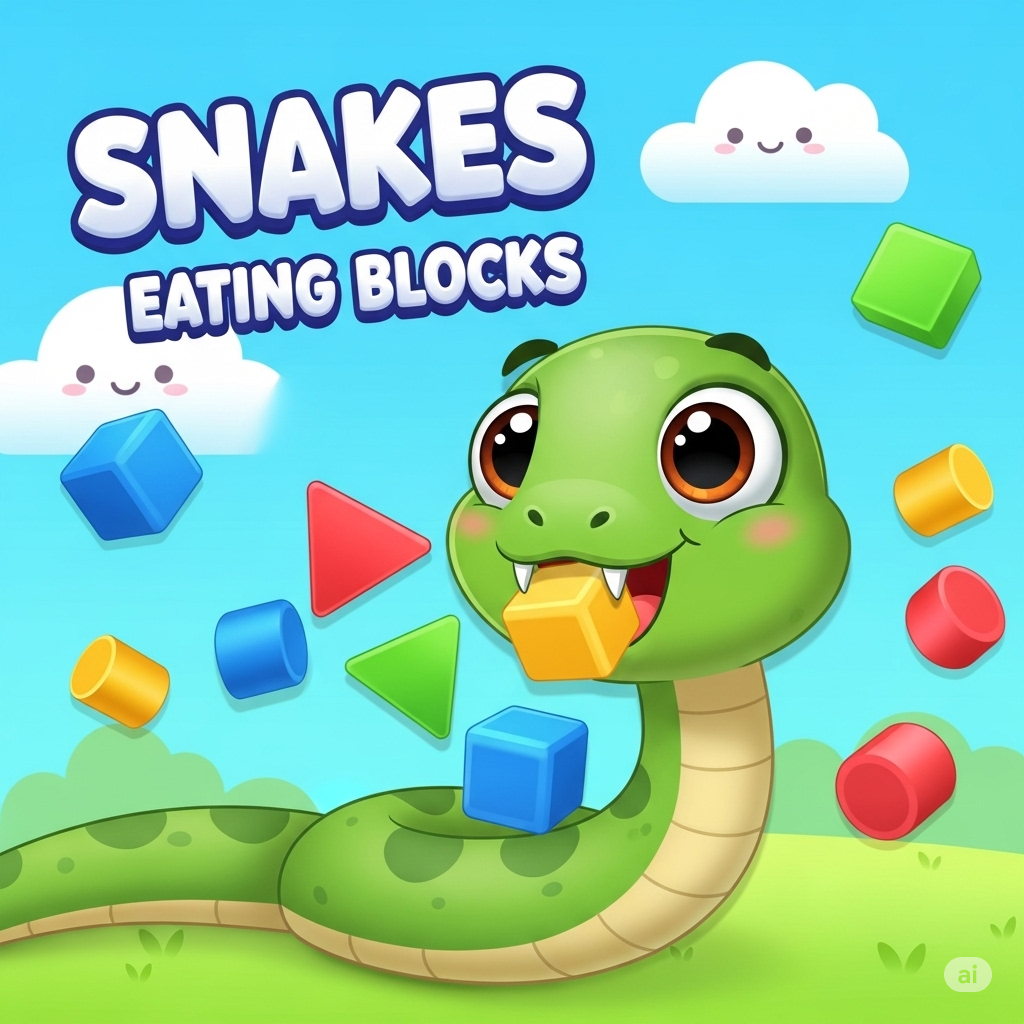 Snakes Eating Blocks