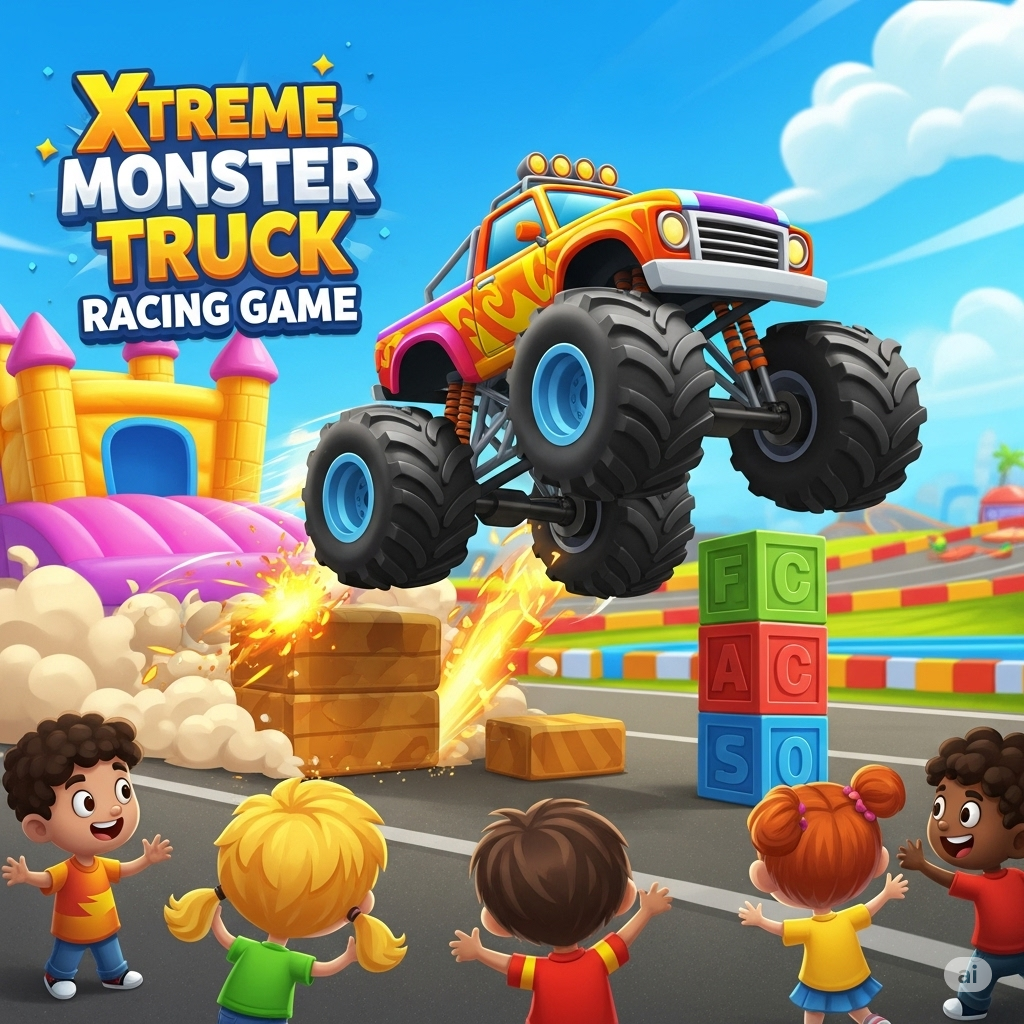 Xtreme Monster Truck Racing Game