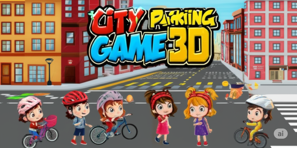 City Bike Parking Game 3D