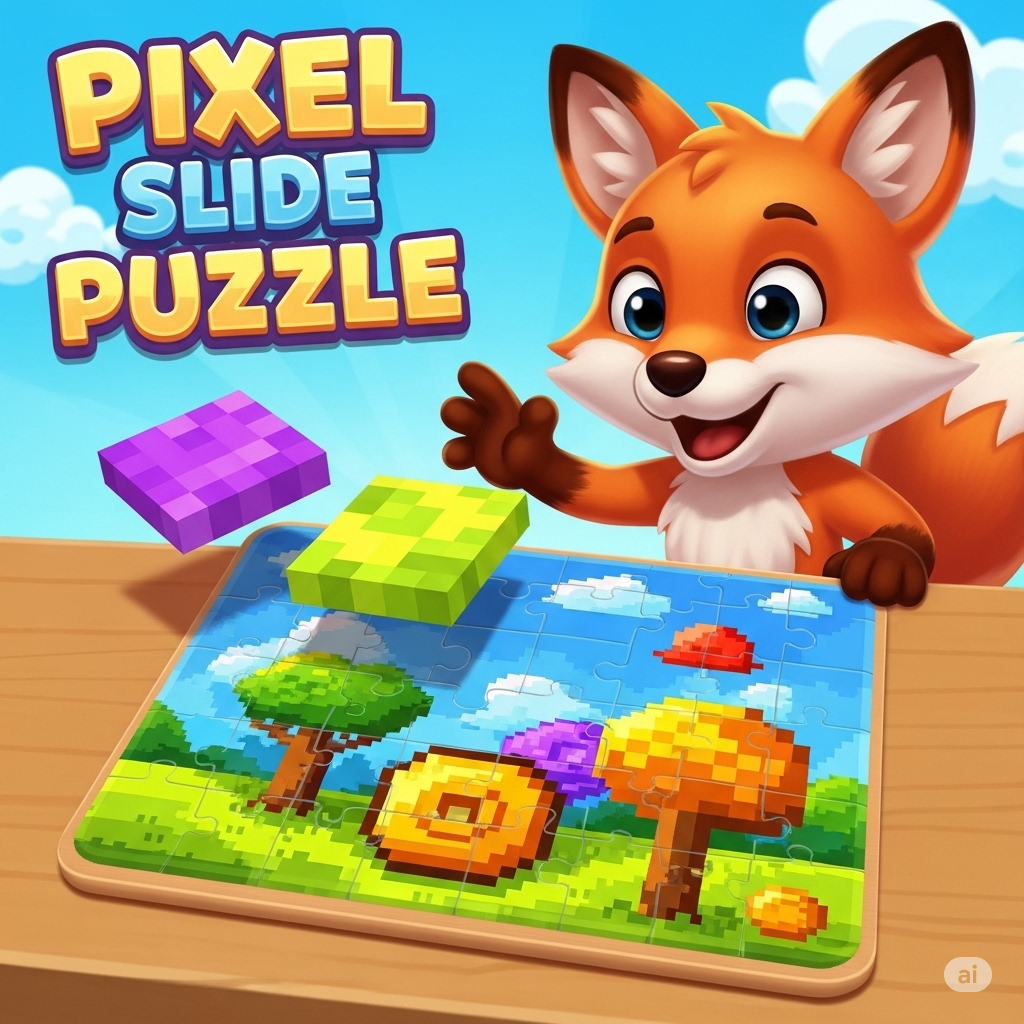 Pixel Slide Puzzle